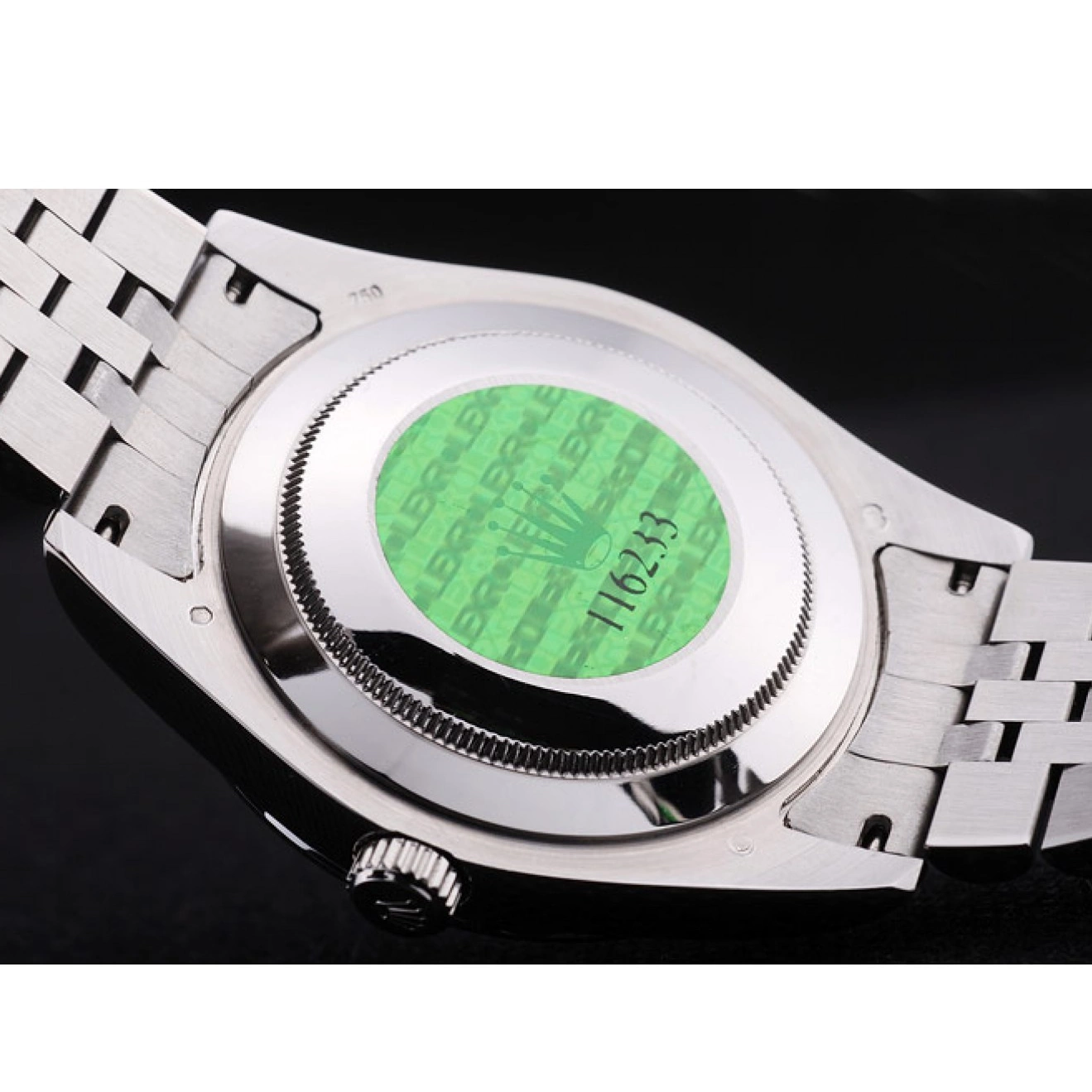 Best AAA Replica Sites Dial Ribbed Bezel Rolex Radial 7478 Datejust White 0602